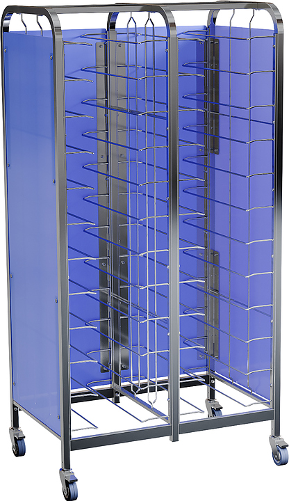 Тележка-шпилька для подносов Restoinox ТШРЗППР-12х2/360/540