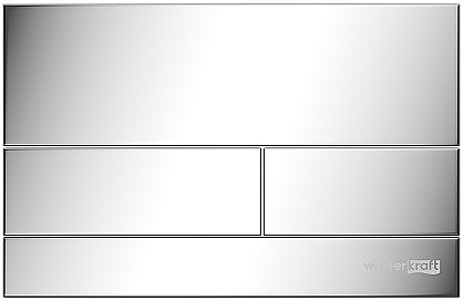 Кнопка смыва Wasserkraft CH04 хром