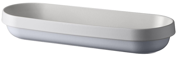 Салатник для подачи/фуршета Emile Henry Welcome 77629 415х150 мм h 65 мм керамика, серый