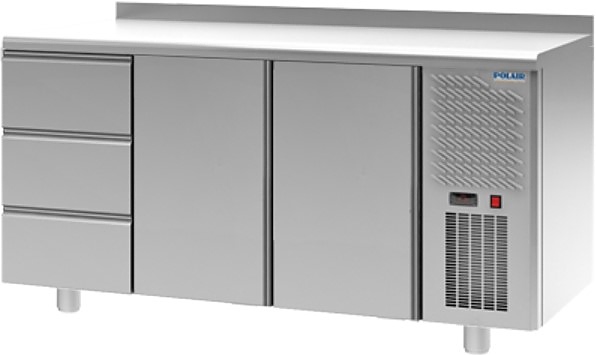 Стол холодильный POLAIR TM3GN-300-G с бортом