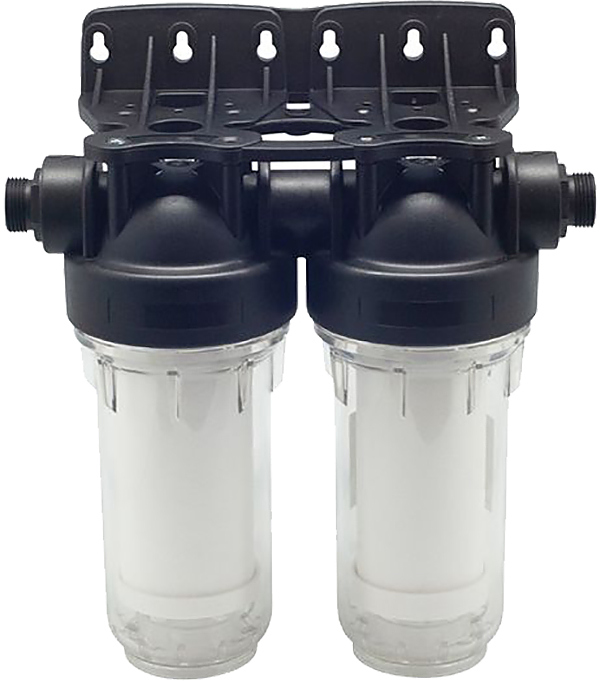Двойная фильтр-колба BWT 7" Duo filter housing (без картриджей)