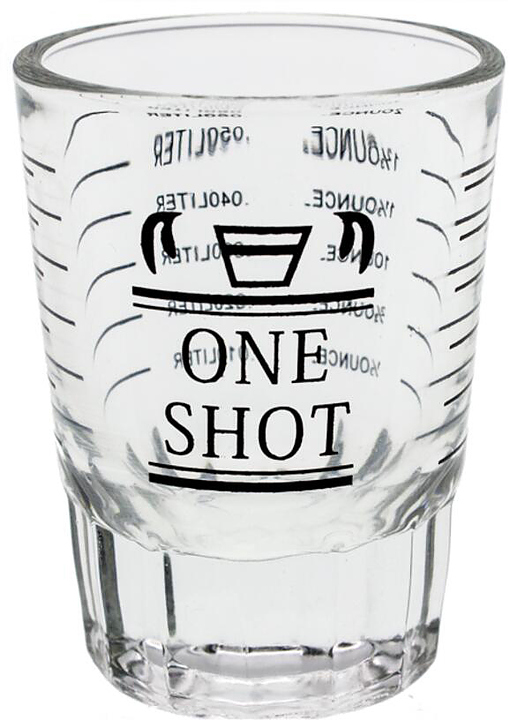 Шот кофейный P.L. Barbossa 15/30/45/60 мл, стекло
