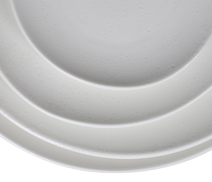 Тарелка мелкая Китай Corone Cristallo 25039 6,2" d 157 мм белый