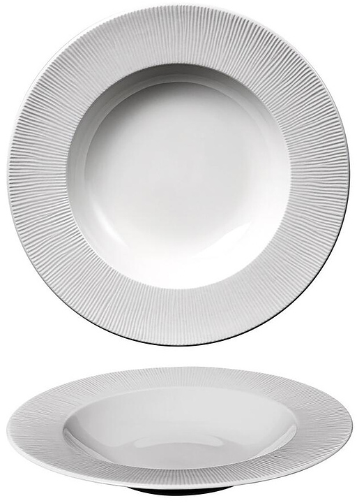 Тарелка глубокая Noble Neo Silk 306004А 320 мл белый