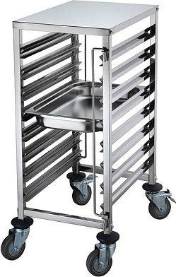 Тележка-шпилька для гастроемкостей CSS TR-6AT 6 уровней GN1/1 (нерж. сталь)