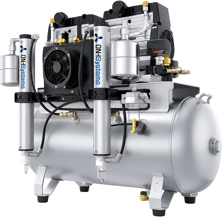 Компрессор безмасляный линейный ON-ISystems СК 2X2L-120 A