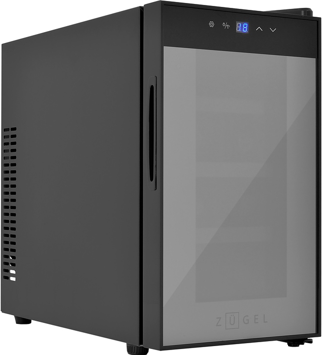 Винный шкаф Zugel ZTWF82B черный