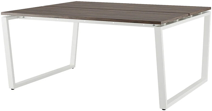 Стол офисный КОБОР OTR/2-80/120 white/charlston