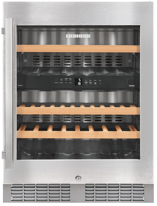 Винный шкаф Liebherr UWTes 1672 Vinidor нерж. сталь