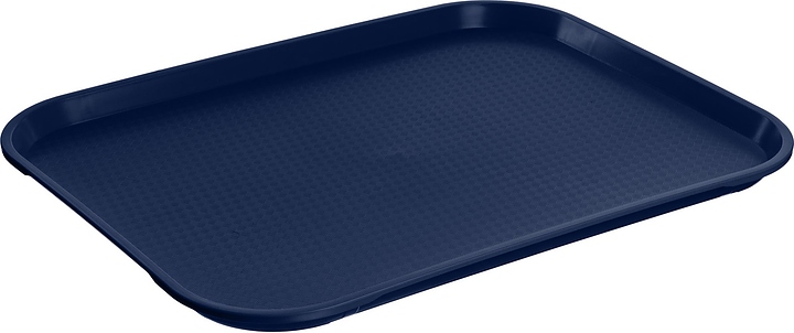 Поднос MGprof 1758 44,5х34,5 см (полипропилен) поверхность классик (401) прямоугольный темно-синий