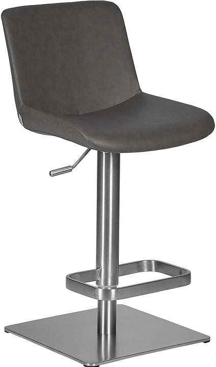 Стул барный DOBRIN 94AD-LMO ALDO (серый, нержавеющая сталь)
