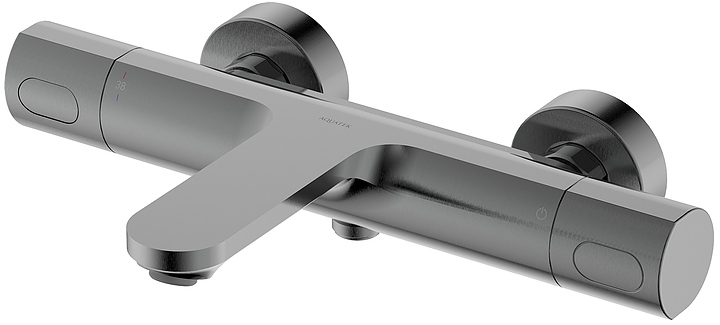 Смеситель для ванны с душем Aquatek Альфа AQ1943BGM оружейная сталь