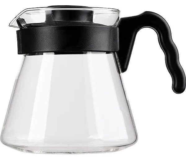 Чайник заварочный ProHotel KH1077 0.8 л стекло/пластик прозрачный/черный