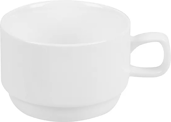 Чашка чайная Kunstwerk A15812 250 мл d=8,5 см h=6 см (фарфор) белая