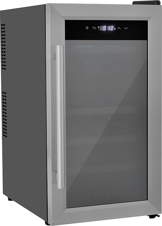 Винный шкаф Zugel ZTWF182DX нержавеющая сталь