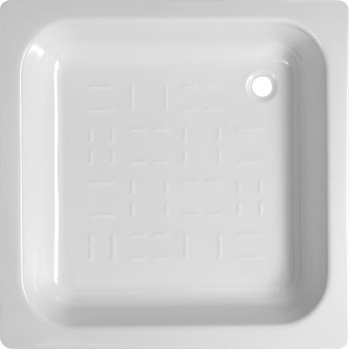 Поддон душевой BLB UNIVERSAL SG CF90 90x90 см, рифленый, сталь