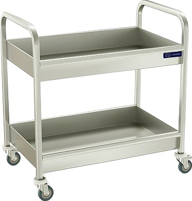 Тележка для сбора посуды KAYMAN ТСП-11/285-А 2 яруса