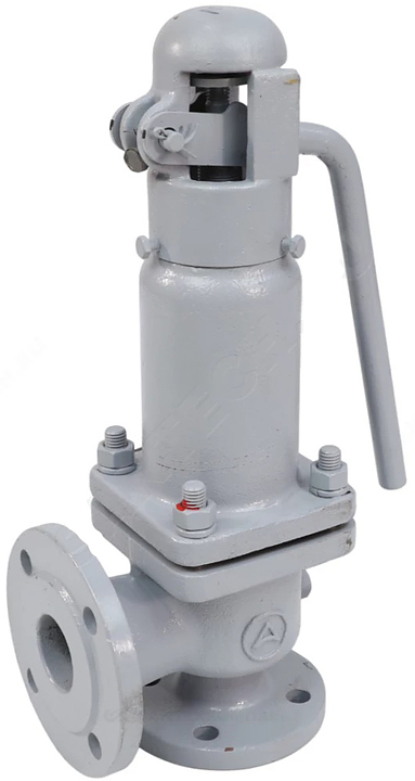 Клапан предохранительный Арма-Пром 17с28нж Ду 32х50 Ру16 фл Рср 4 бар Рн 4-8 бар пружина №8