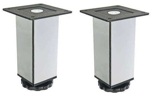 Комплект мебельных опор Taliente Cevia TA-KIT-gambe cromo 4x4х15 см белый, серый