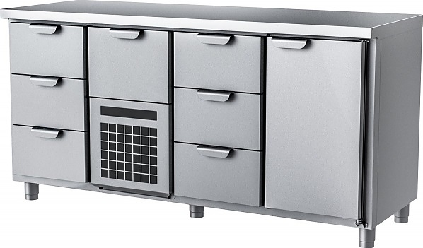 Стол холодильный HappyChef TC GH 3-CBR-3-1