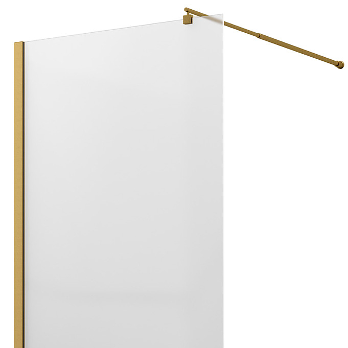 Душевое ограждение Wasserkraft Rur 30W46BG-MG 2000х1100 мм матовое золото