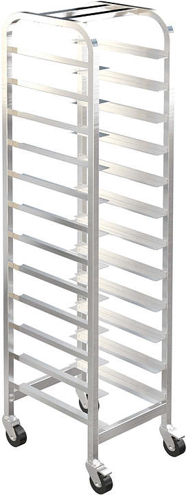 Тележка-шпилька для противней Restoinox ТШРПУР-12/325-360 530х320 мм (предыдущий конструктив)