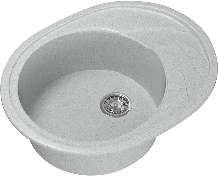 Мойка кухонная Mixline ML-GM17 (310) 46,5х57 см, серая