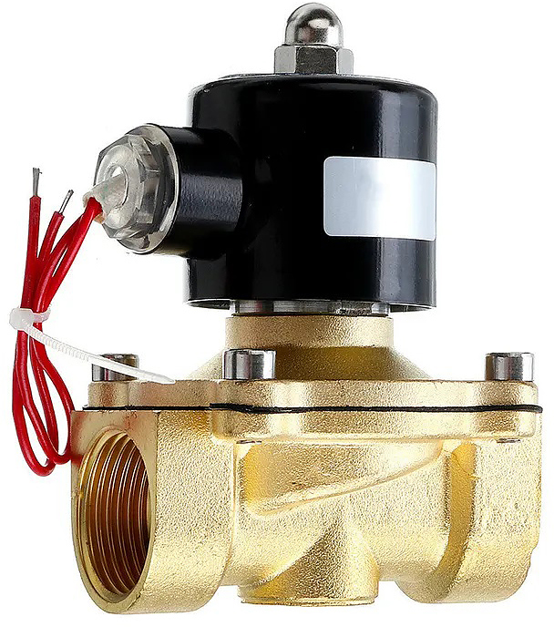 Электромагнитный соленоидный мембранный клапан для воды WASTE KING SV-2W-15 N/C-1/2" непрямого действия