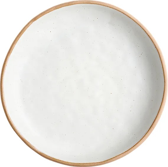 Тарелка Kunstwerk Grasp 20734/white d=19 см h=4 см (керамика) белая