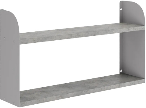 Полка КОБОР S1-100/20 aluminum/chicago