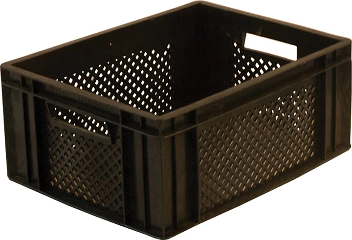 Ящик для молока ТАРА.РУ 302-Б2 410х315х180 мм черный