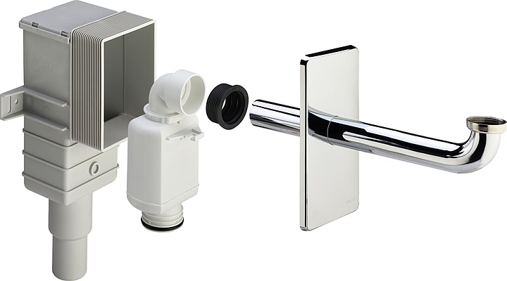 Сифон для скрытого монтажа Viega 553753 (гидрозатвор)