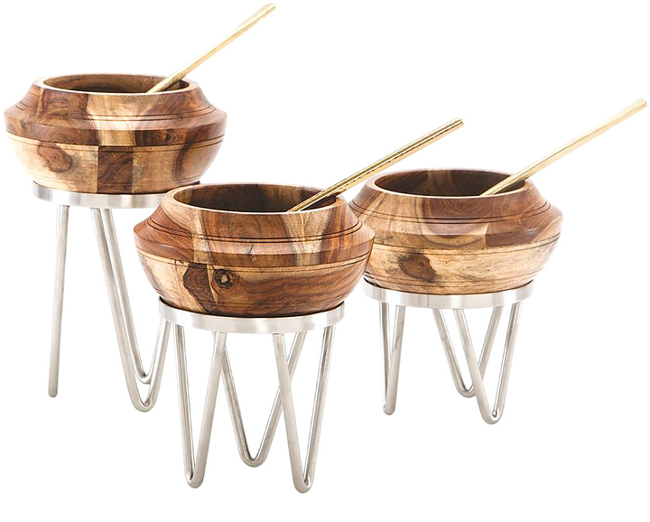 Подставка фуршетная P.L. Proff Cuisine Hotelware CBS 8513 WB d 22 см h 27 см + салатник бук