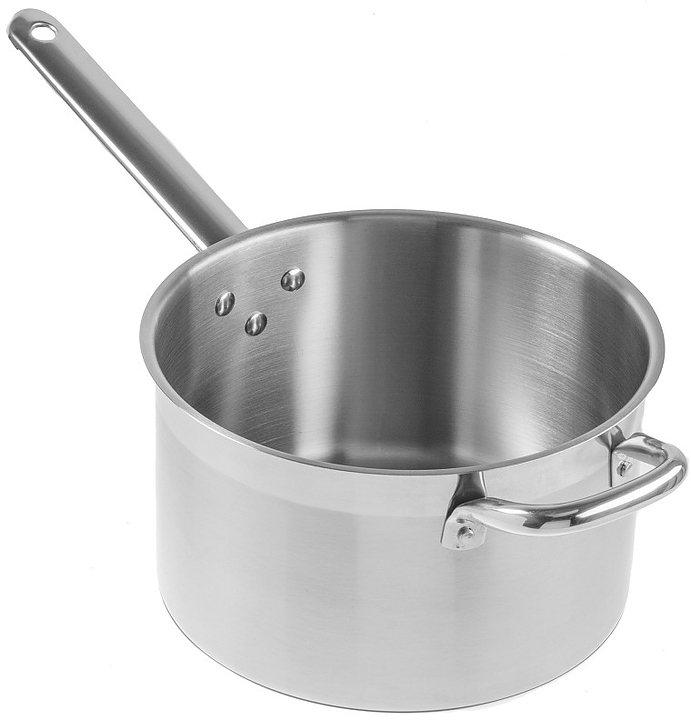 Сотейник Luxstahl Optima кт673 10 л d 280 мм h 160 мм, нерж. сталь