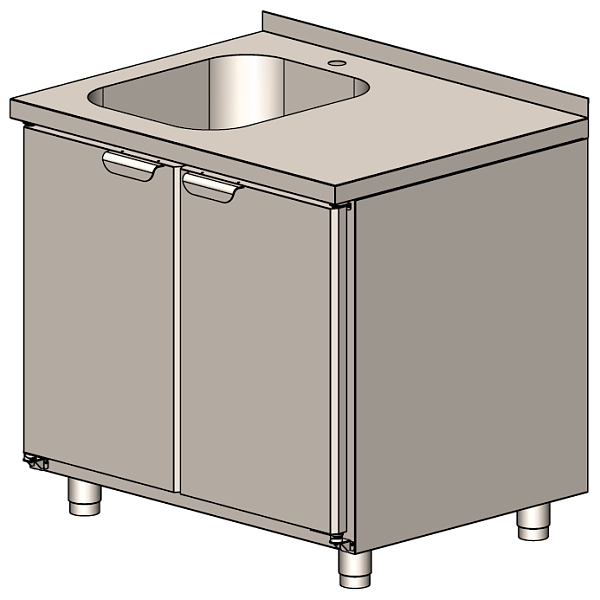 Ванна моечная HappyChef ВМ1Л З/Р 12/6/8,5 М4/4/3 Н