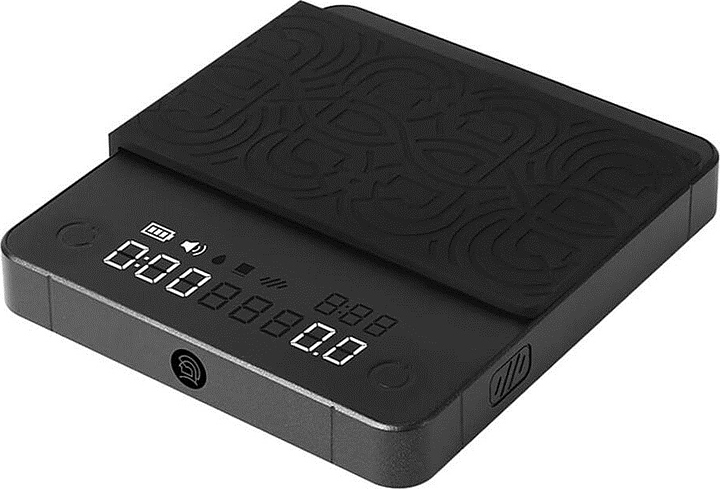 Весы бариста аккумуляторные ZeroHero Mini Scale (Pour-over&Espresso) (1800 мА·ч 0,2-2000 г) черные