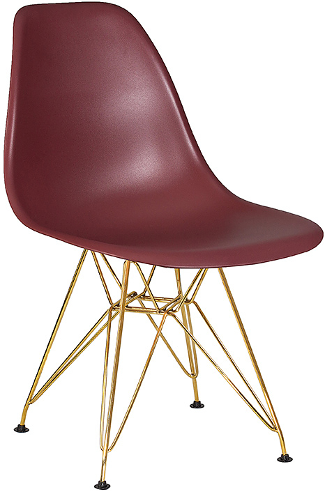 Стул обеденный DOBRIN 638APP-LMZL DSR (сливовый, золотой)