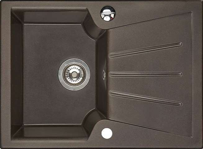 Кухонная мойка AQUATON Монца 1A716032MC280 кофе