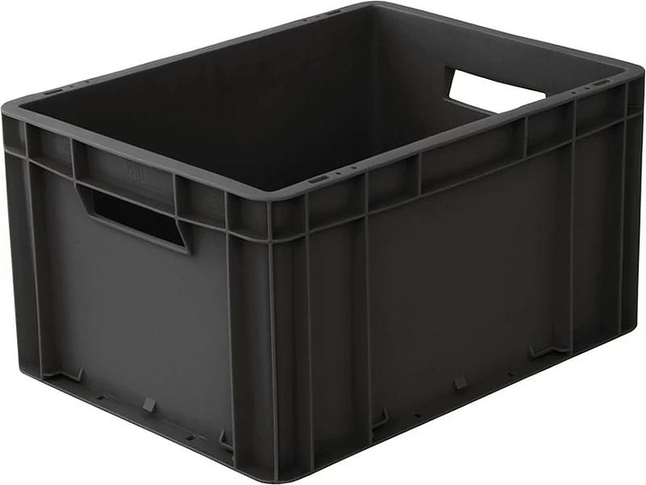Ящик универсальный ТАРА.РУ ЕС 4322.1 R 400х300х220 мм черный