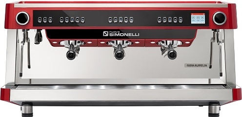 Кофемашина автоматическая Nuova Simonelli Nuova Aurelia VOL XT 3Gr V 380 V red+PID+high groups+LED+Group Display