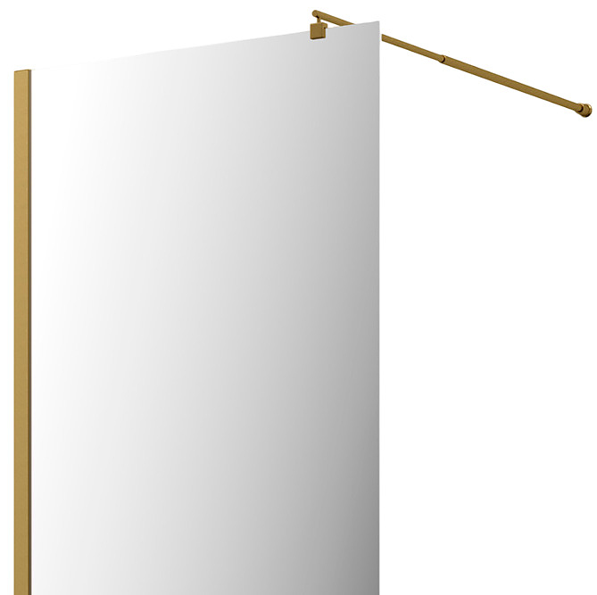 Душевое ограждение Wasserkraft Rur 30W40BG-MR 2000х1200 мм матовое золото