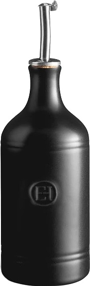 Бутылка для масла и уксуса Emile Henry 710215 400 мл d=7,5 см h=24 см (керамика) черная