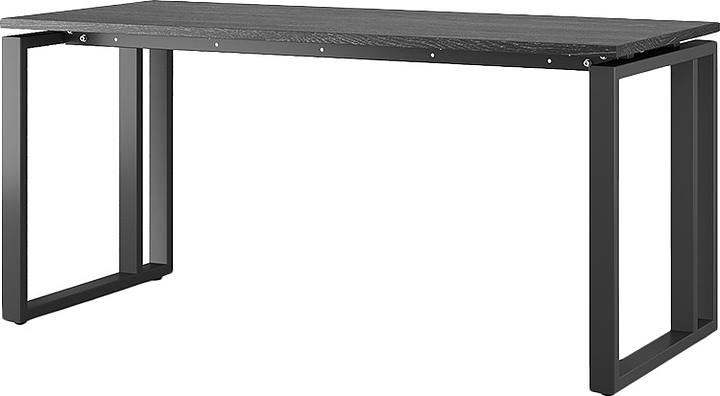 Стол офисный КОБОР O2-100/60 black/glazed