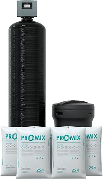 Система умягчения и обезжелезивания SpaceAqua ProMix 1665 V1EWDM (загрузка ProMix F)