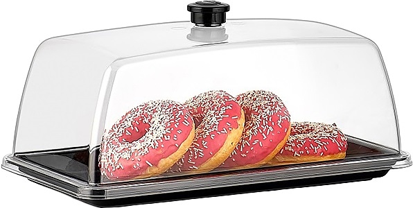 Поднос для подачи Gastroplast GFT-13/B GN1/3 32,5х16,7 см (поликарбонат) черный