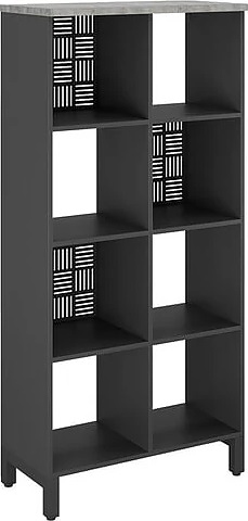 Стеллажная система КОБОР SQ-4X2 black/chicago