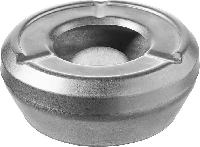 Пепельница APS 79802 d=9,8 см h=4,3 см штабелируемая (нерж. сталь) матовая сталь