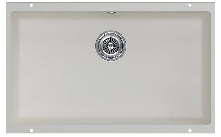 Кухонная мойка KUCHENSTERN 103VA10 UNDER 80 Ku-Granit 730х460х190 мм ваниль