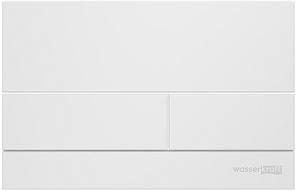 Кнопка смыва Wasserkraft WM04 белый матовый