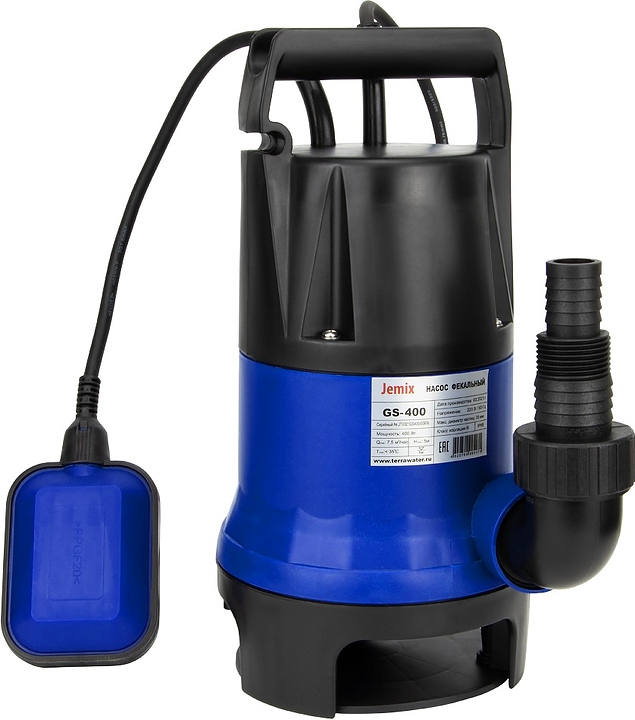 Насос фекальный JEMIX GS-550